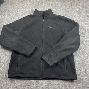MARMOT Men’s Black Full Zip Polar Fleece Jacket size: Large
